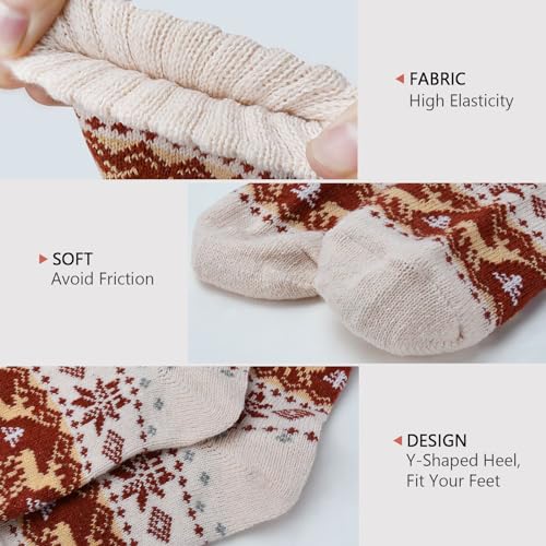 Image of besky Warm Socks for Women Cozy Fuzzy Socks