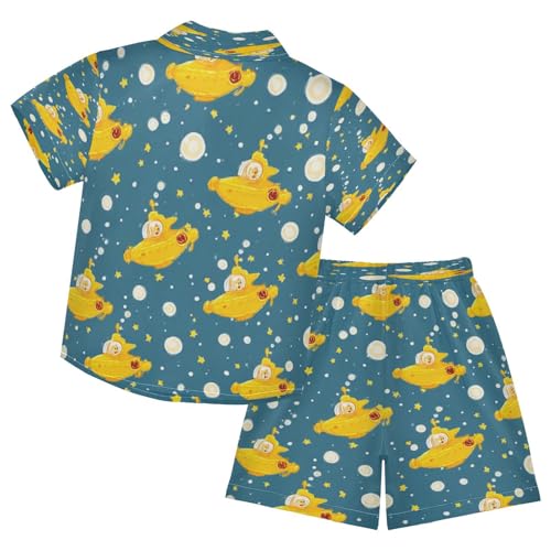 Image of Boccsty Red Strawberry Boy Summer Shorts Sets Hawaiian Toddler Boys T-Shirt & Pants 2 Pcs 3T-10T