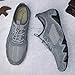 OJPO Driving Shoes for Men Breathable Mesh Men's Casual Shoes Slip On Fashion Comfortable Handmade Size11(Wide) Grey