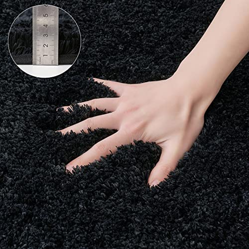 MIULEE Bath Mat Non Slip Absorbent Bathroom Soft luxurious Shower Small Mat Doormat Inside Rugs Kitchen Rugs Carpet Mat Washable for Bathroom Bedroom Kitchen Entrance 70x120 cm Blue - Image 2