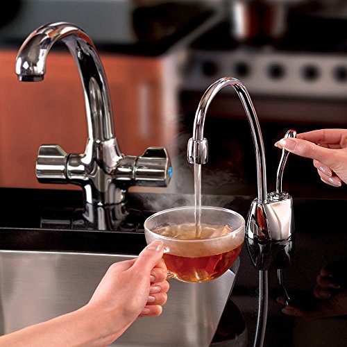 Image of InSinkErator F-GN1100SN Contemporary Instant Hot Water Dispenser Faucet, Satin Nickel