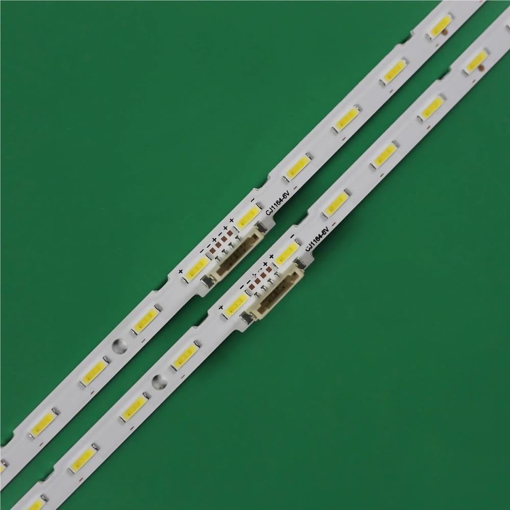 Striscia LED (2) adatta for UE55NU7462 UE55NU7475 UE55NU7672 UE55NU7675 UN55RU7400G UE55NU7462U UN55RU7400F UE55NU7675U UN55RU7400K