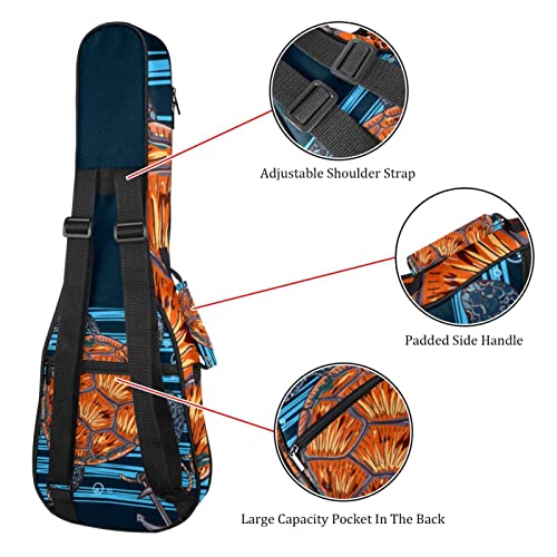 Xingruyun Sac Ukulélé Tortue Étui Pour Ukulélé 23 Pouces Pour Tenor Soprano Concert Étanche Housse Pour Ukulélé, Color1 - Les Beatles, Paul McCartney, John Lennon, RIngo Starr, George Harrison Xingruyun Sac Ukulélé Tortue Étui Pour Ukulélé 23 Pouces Pour Tenor Soprano Concert Étanche Housse Pour Ukulélé, Color1 – Image 4