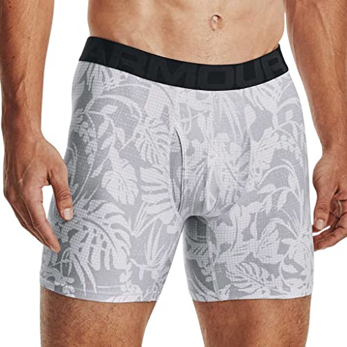 Image of Under Armour mens Multi-pack Performance Tech Boxerjock Brief, 6 inch Inseam, All-day Comfort & Soft