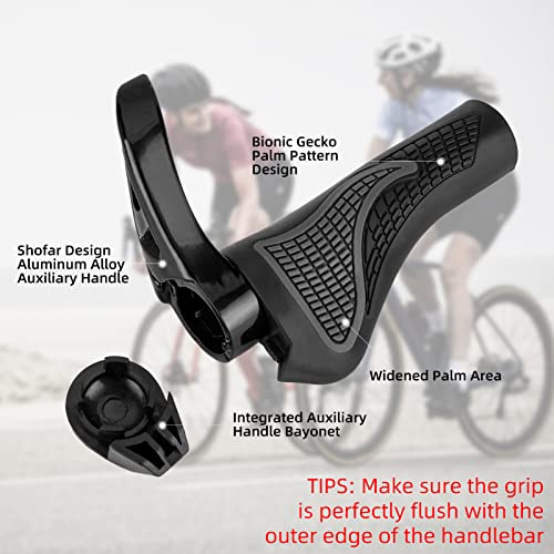 ROCKBROS Ergonomics Non-Slip Bike Handlebar for BMX/MTB/Scooter - image 2