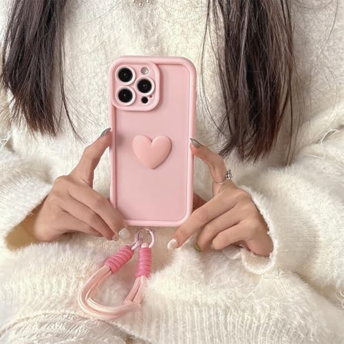 Coque silicone avec cordon pour iPhone 13 et tous modèles