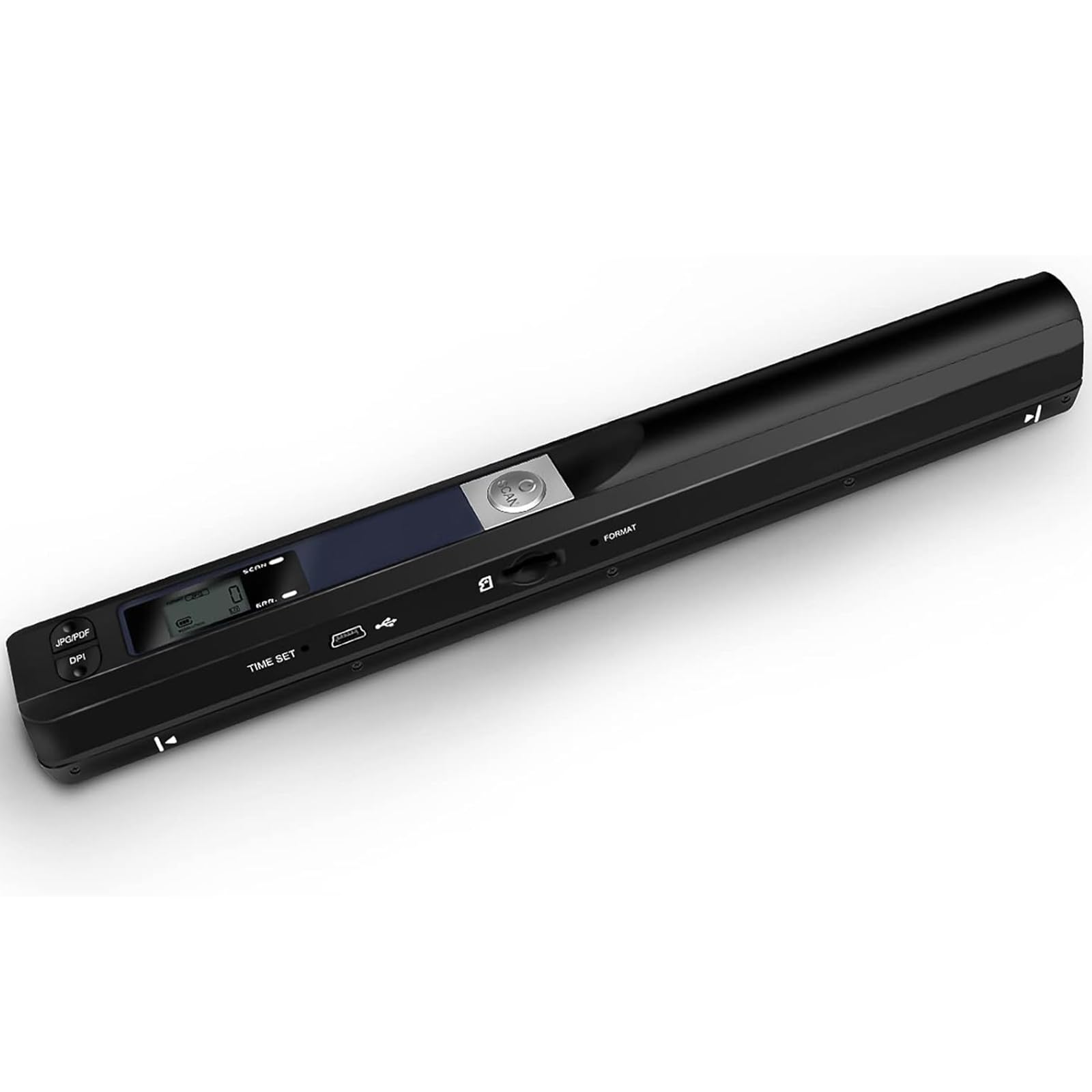 Escáner de Documentos portátil 900 dpi, Escáner de Fotos A4 Recargable por USB con Tarjeta SD 16GB