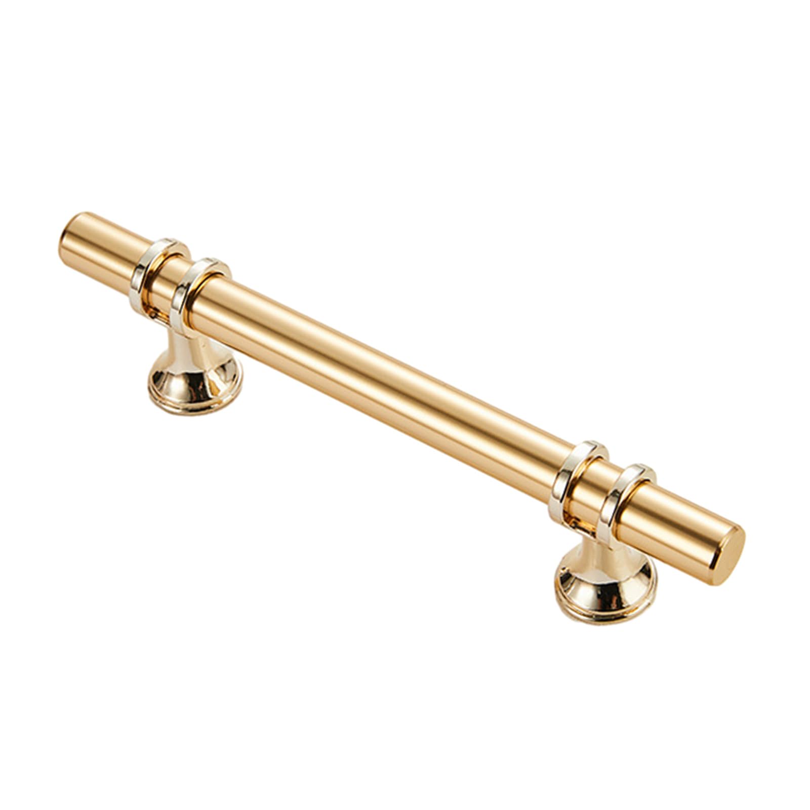 Tsophreniq Gold Contemporary T Shaped Drawer Handles Sturdy Pulls Furniture Hardware Simple Installation For Wardrobes & Easy Installation Pulls