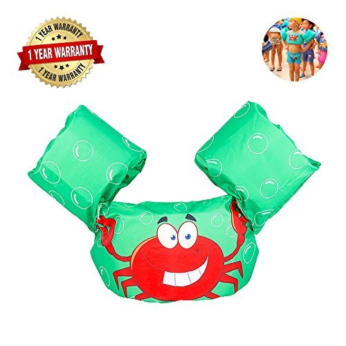 FireBee Swim Arm Bands Trainer Float Vest Learn Swimming Independence Fun Aid Water Pool Beach