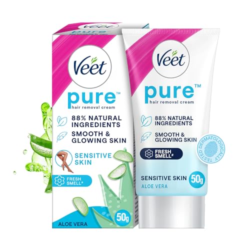 Veet Pure Hair Removal Cream for Women For Sensitive Skin - 50g (B0D7QM464Y) Amazon Price History, Amazon Price Tracker