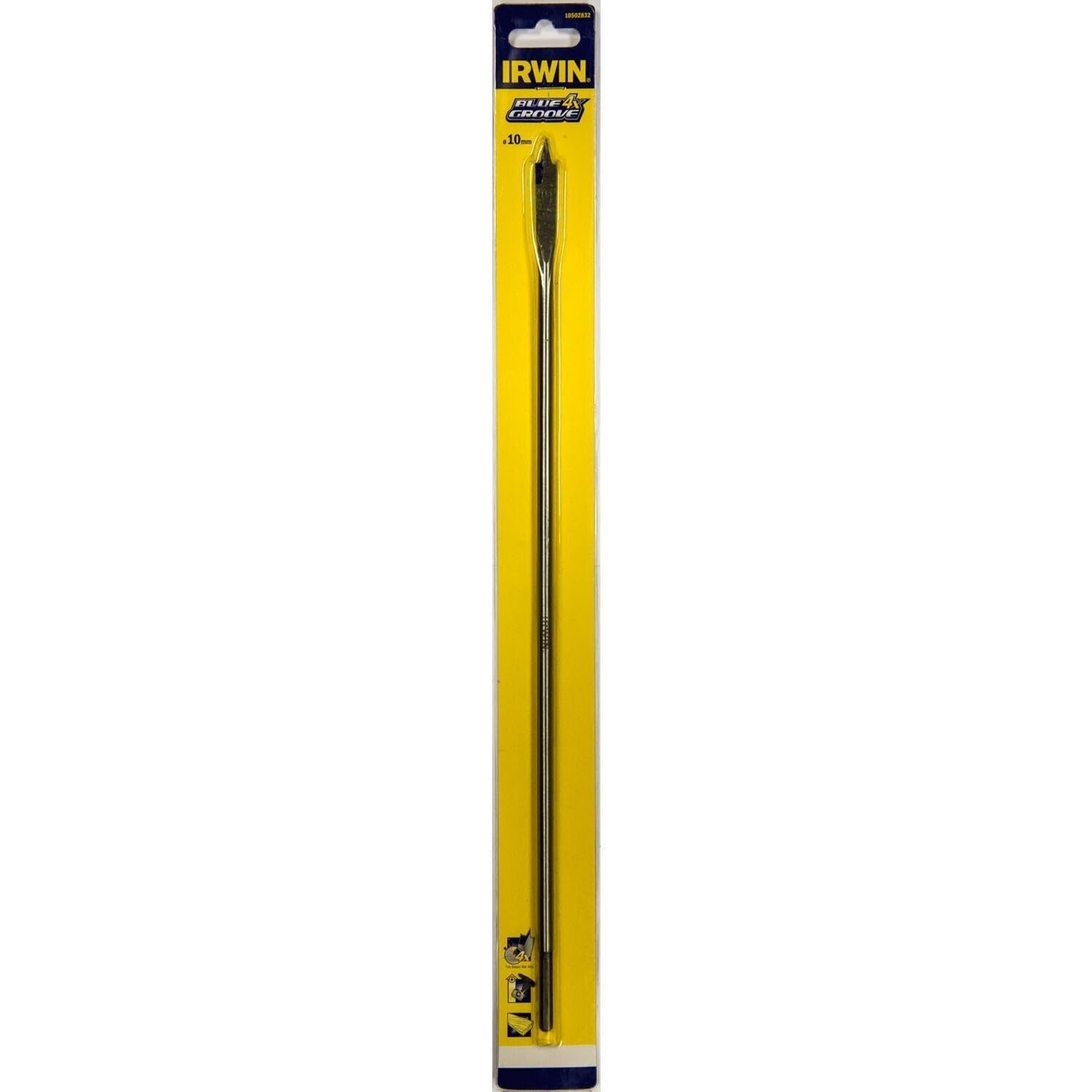Irwin 10502832 10 x 400mm 4X Blue-Groove Long Flat Bit โ image 1