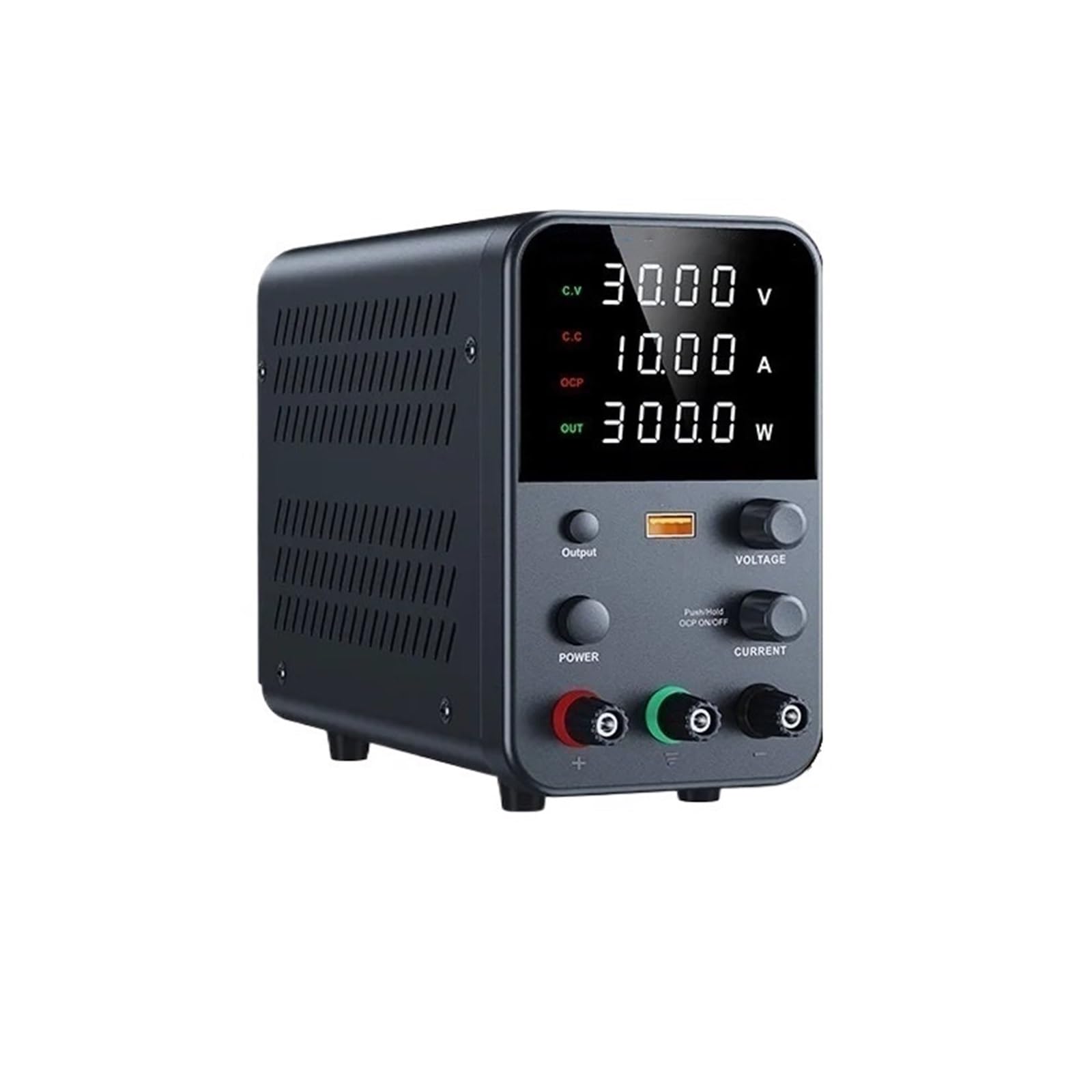 Fuente de alimentación CC 30V 60V 120V Regulador de Voltaje Regulable Corriente de Voltaje preestablecido Voltaje de Entrada Dual 220V/110V(WPS605H 60V 5A)