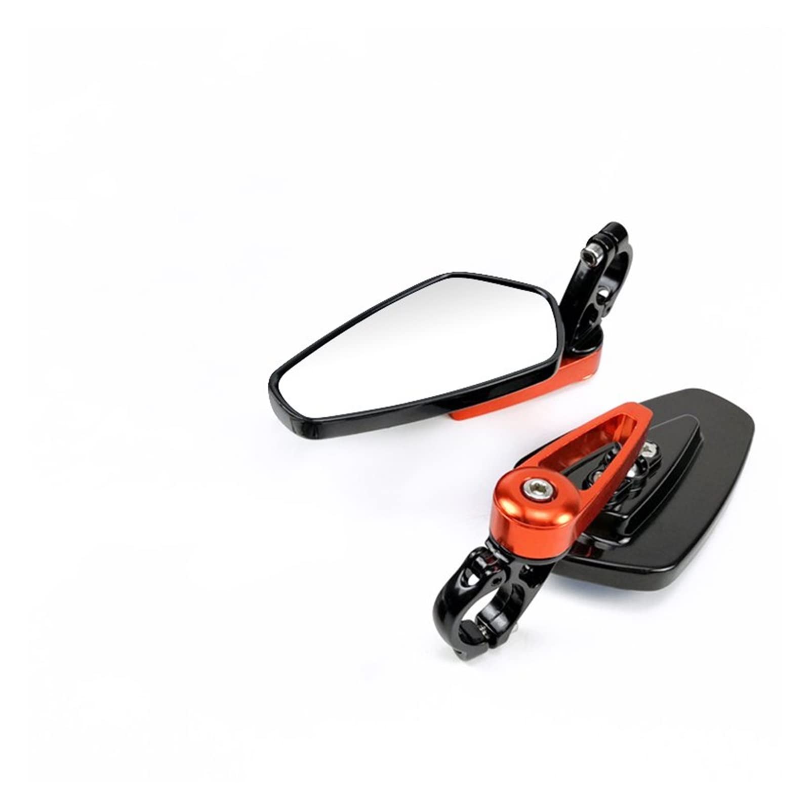 Lusterka Wsteczne Motocyklowe 2 Sztuk/zestaw Uniwersalne Motocyklowe Lusterka Wsteczne Motocykl 360 Stopni Aluminium 7/8 "motocykl Kierownica Rowerowa Lusterka Wsteczne Lusterka Wsteczne (Color : 1)