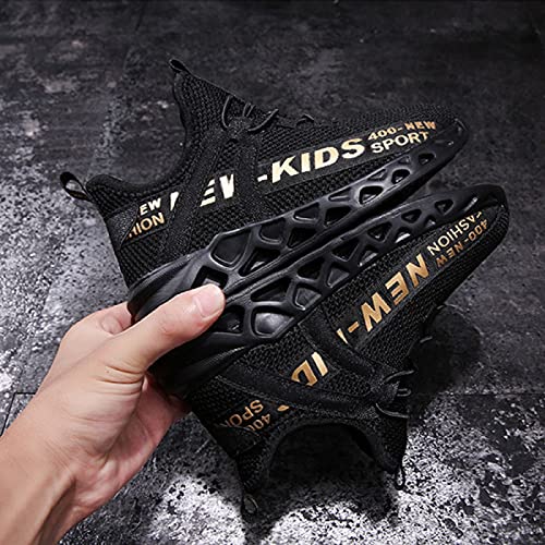 Boys and Girls Sneakers Breathable Double mesh Woven Running Shoes3