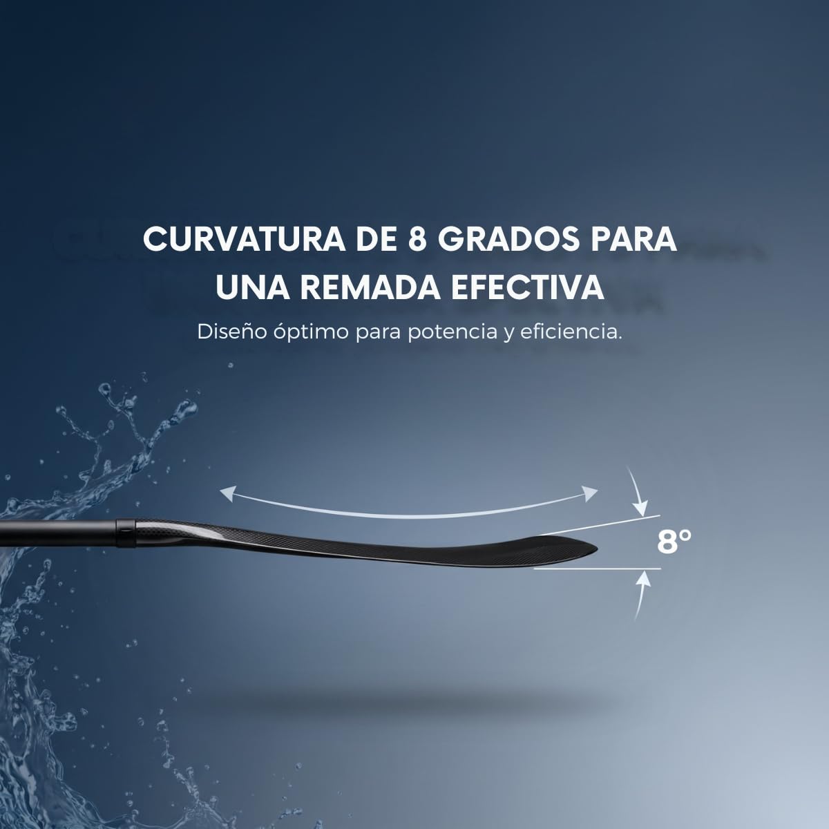 cavest Remo Paddle Surf Telescopico Ajustable, Remo De Paddle Surf Ligero Desmontable 3 Piezas.