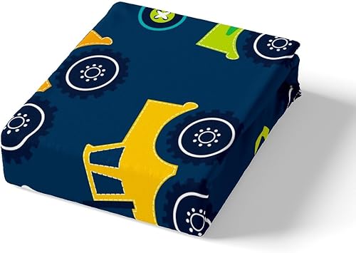 Miniatura 8 de Feelyou Juego de ropa de cama de coche de dibujos animados para niños, juego de edredón para niños, equipamiento para niños, camiones, decoración de