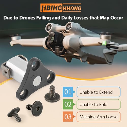 front arm axis replacement for dji mini 3 front arm shaft screws front arm hinges for dji mini 3 pro drone accessories parts with repair tools3pcs screws