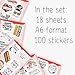 100Pcs Funny Mom Stickers for Water Bottle, Laptop, Phone - Funny Gifts for Mom - Mother Stickers and Decals - Gift for Women & Men