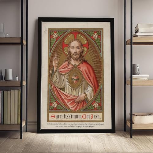 Impression sur toile Sacré-Cœur de Jésus tableau de protection - 4