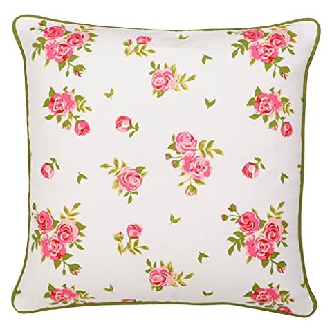 Extra Large Pink Floral Garden Cushion Cover