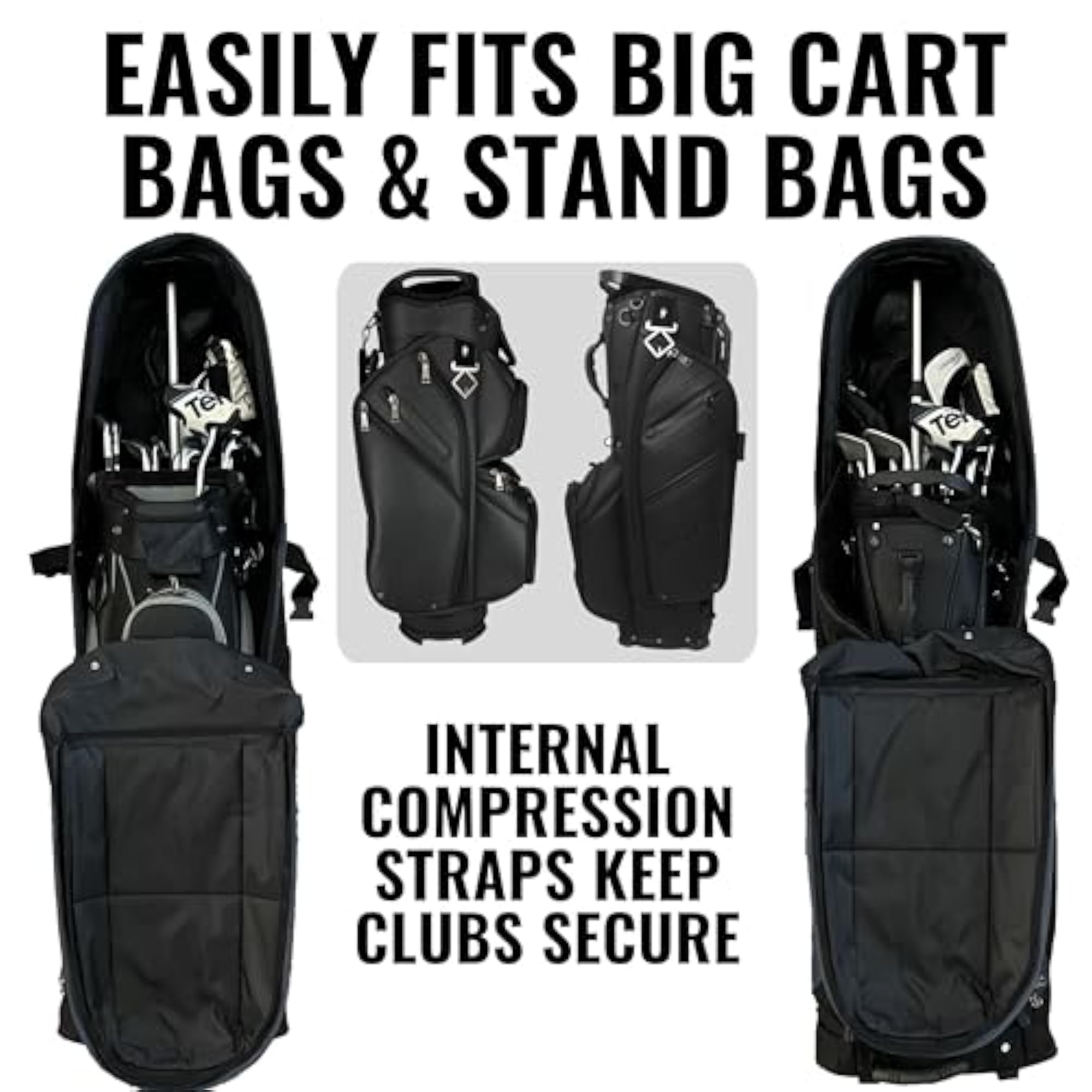 Enforcer Golf Travel Bag with Hard Top Protection
