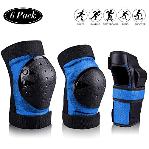 STARPOW Knee Pads for Kids/Adult Elbows Pads Wrist Guards 3 in 1 Protective