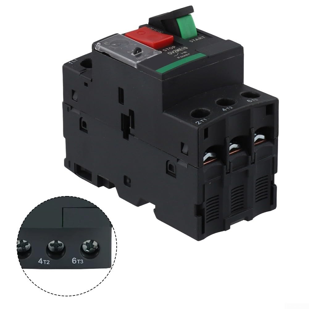 Disjoncteur de moteur, protection du démarreur de moteur, protection contre les surcharges et les courts-circuits – Série GV2 (GV2ME06C1-1.6A)