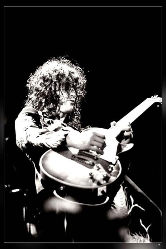 POSTERDADDY Led Zeppelin Jimmy Rock Music Band Jimmy Page Robert Plant John Paul Jones John Bonham Poster Reprint Matte Finish Paper Unframed 12 x18 Inch (Multicolor) - 2552