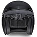 Daytona Helmets 3/4 Shell Open Face Motorcycle Helmet - DOT Approved, Lightweight & Comfortable, Vintage Design for Scooter, Cruiser & Street Bikes - Adjustable Fit, Enhanced Ventilation & Clear Visor