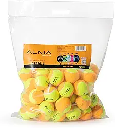 Kit Com 60 Bolas Beach Tennis Stage 2 Pro Alma Genius