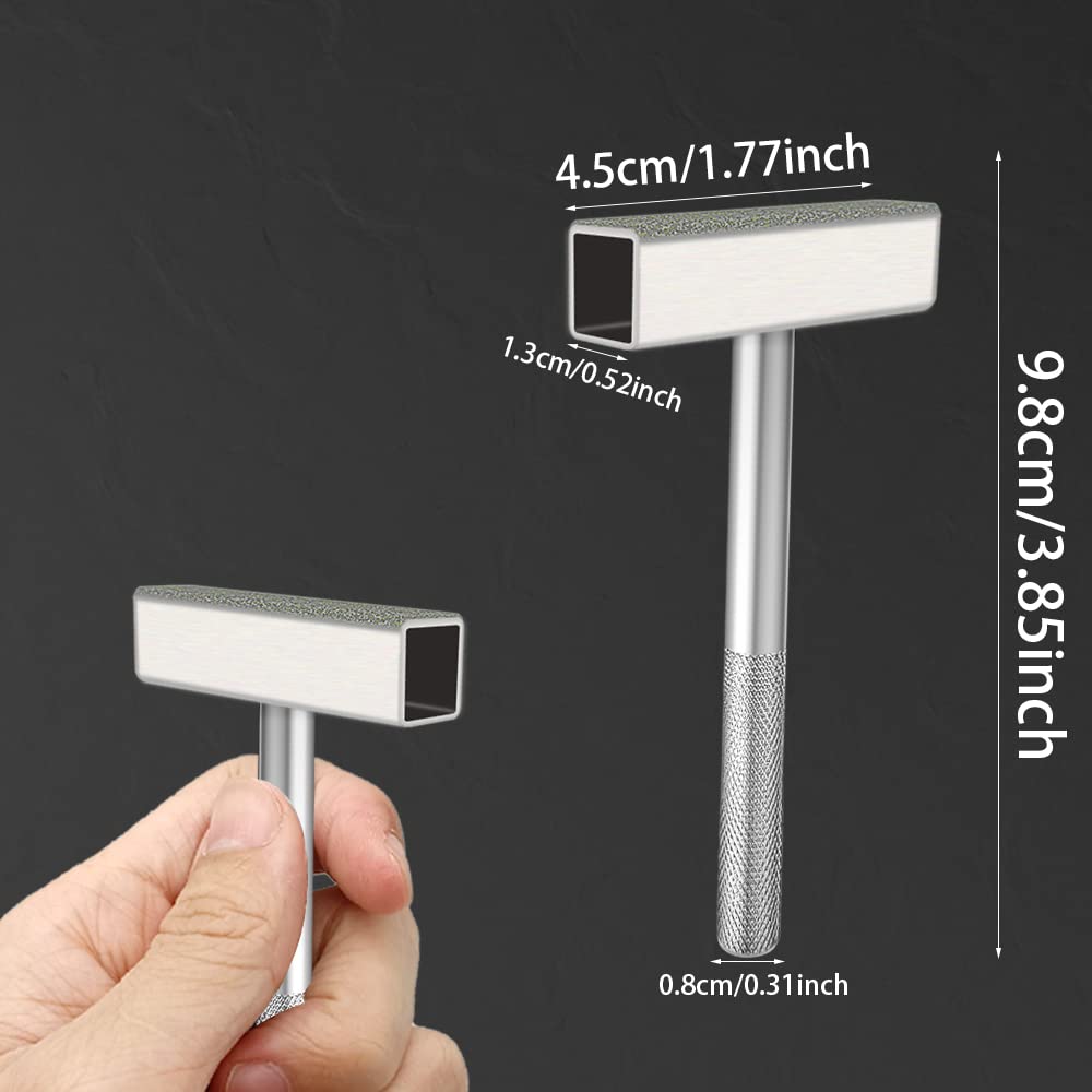 3 Pezzi Testine Diamantate Per Smerigliatrice: Ideali Per Ripristinare E Affilare Le Mole Da Banco - Argento - Foto 10