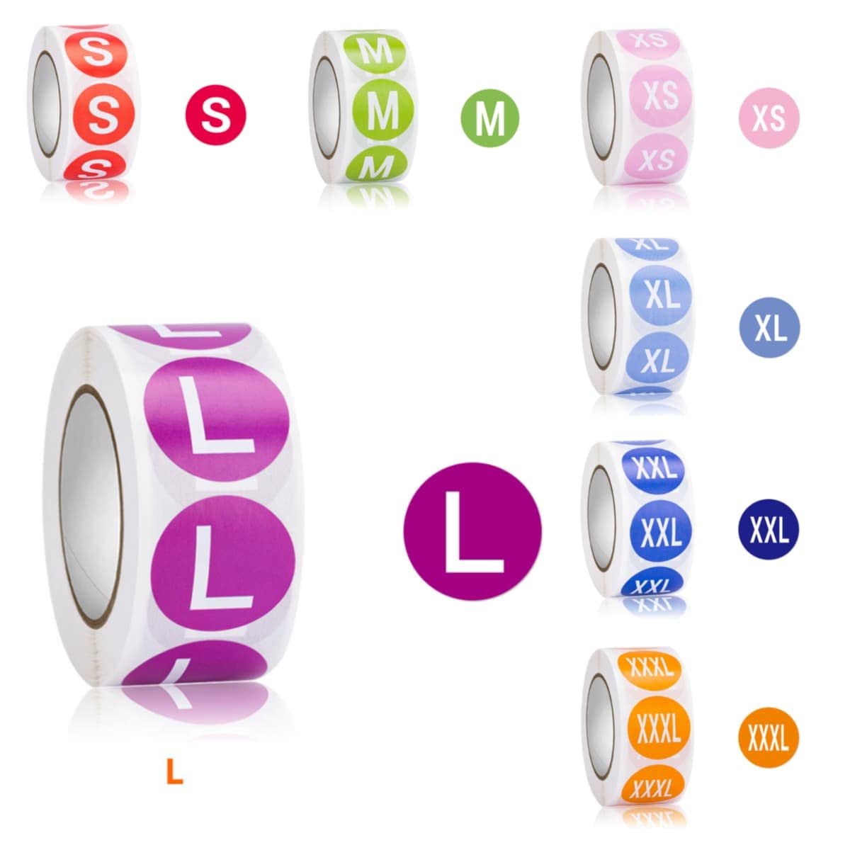 Etichette Sconto 2,5 Cm 3000 Pezzi - 6 Rotoli Con Sconti 10%-60% Per Negozio E Vendite - Foto 4