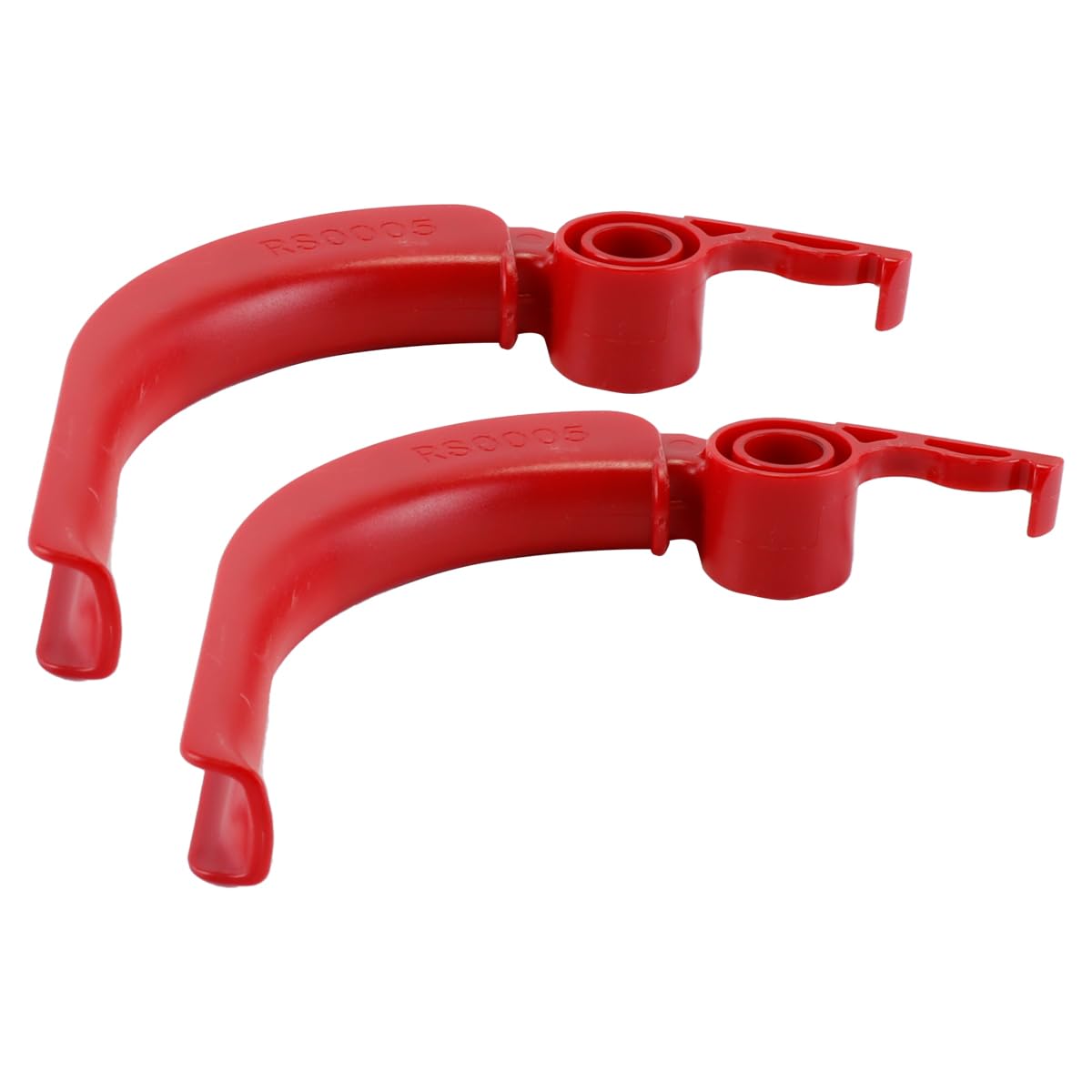 2 pezzi Maniglia leva di posizionamento rossa compatibile con Rotak 320 340 32 34 36 37 F016L66238 3600H81A72