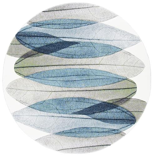 Tapete redondo 6'7" Mid-Century Modern SAFAVIEH miniatura 2