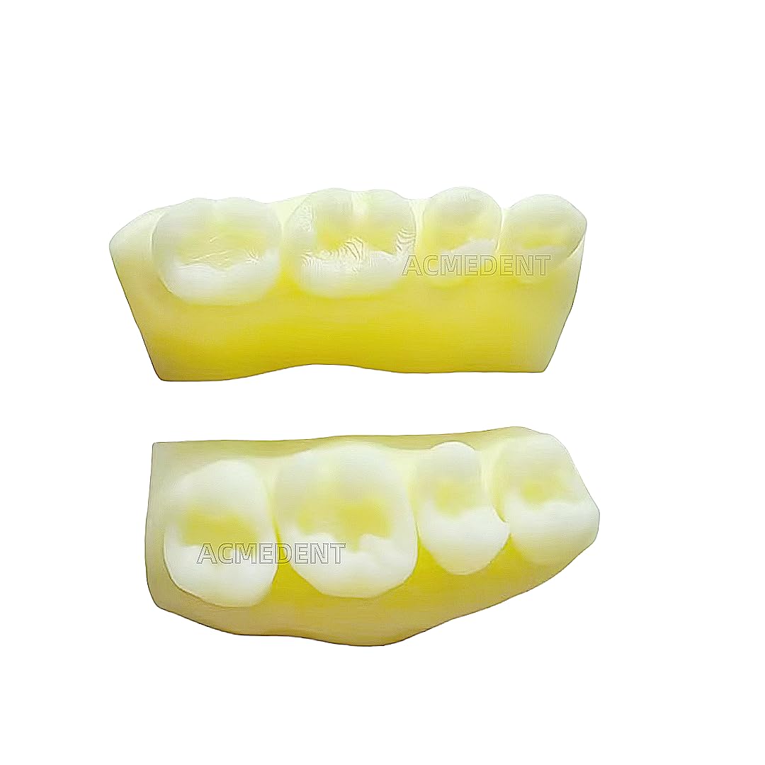 Dental Caries Decay Teeth Model Composite Resin Restoration Tool Tooth Simulate Class ? Dentist Exam (1 Set (8pcs teeth per set))