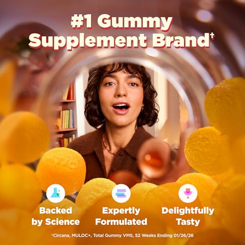 Image of OLLY Fiber Gummy Rings Digestive Health Supplement, Berry Melon - 100 Count