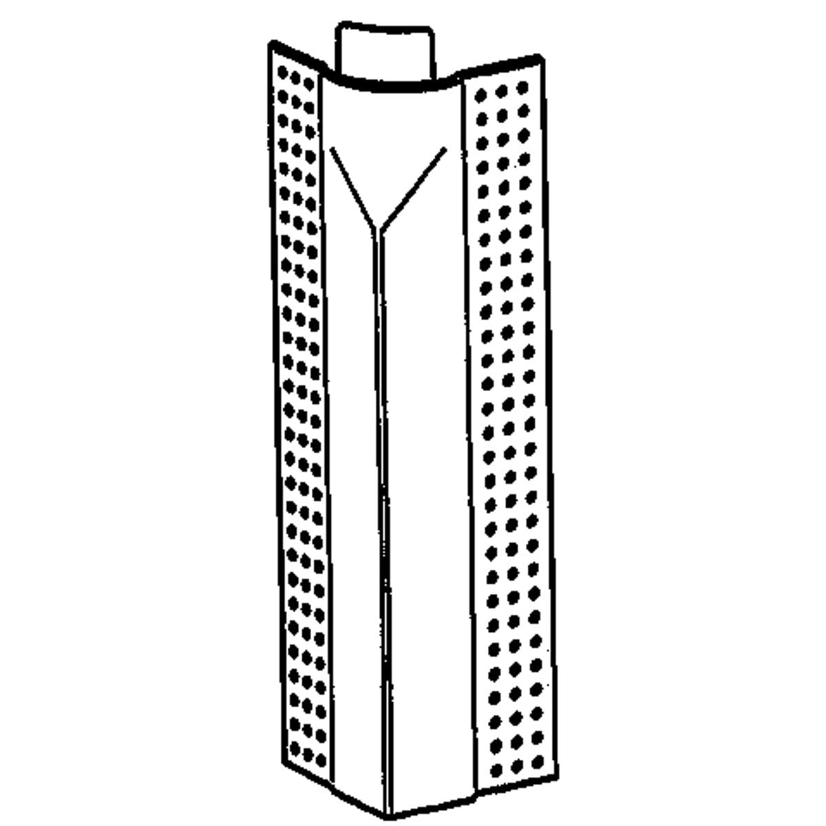 Clarkdietrich 90 Deg Vinyl Cornerbead Transition Cap - 1 Each