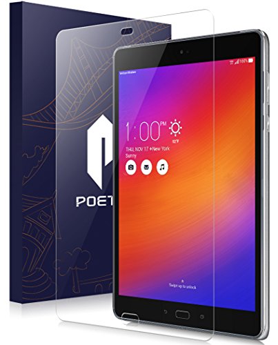 Asus ZenPad Z10 Screen Protector, Poetic [Full Coverage][HD Clear][Case Friendly][Anti-Fingerprint] Premium Edge-to-Edge Tempered Glass Screen Protector for Asus ZenPad Z10 Clear