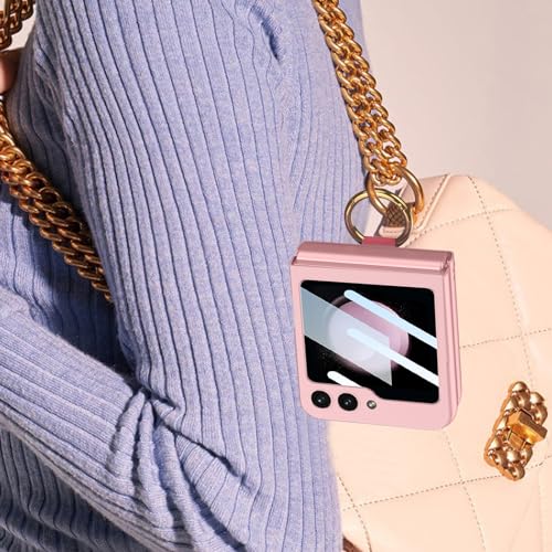 Ninki 01084 Compatible Cute Samsung Galaxy Z Flip 6 Case With Screen Protector & Strap,Shockproof Thin Cover Ring Case For Samsung Z Flip 6 Phone Case With Wrist Strap,Galaxy Z Flip 6 Case thumb #6
