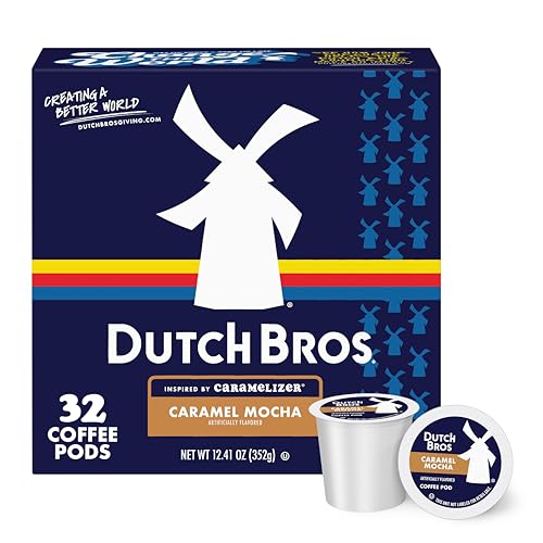 Dutch Bros Caramel Mocha Flavored Coffee inspired by Caramelizer®, 32