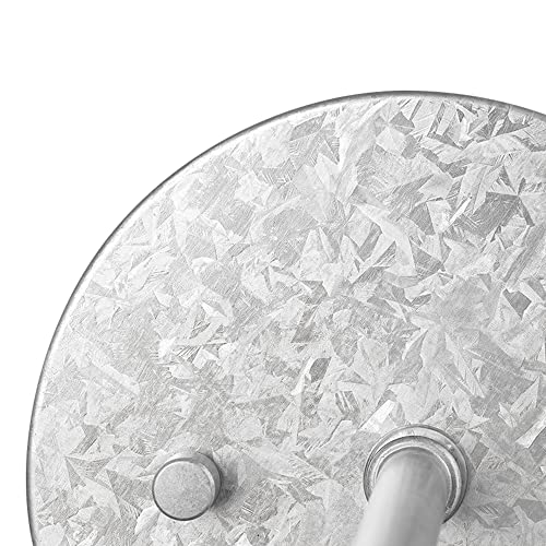 Globe Electric 44840 Sutton Outdoor/Indoor Wall Sconce, Galvanized Metal, Textured Socket Detail #TOP4