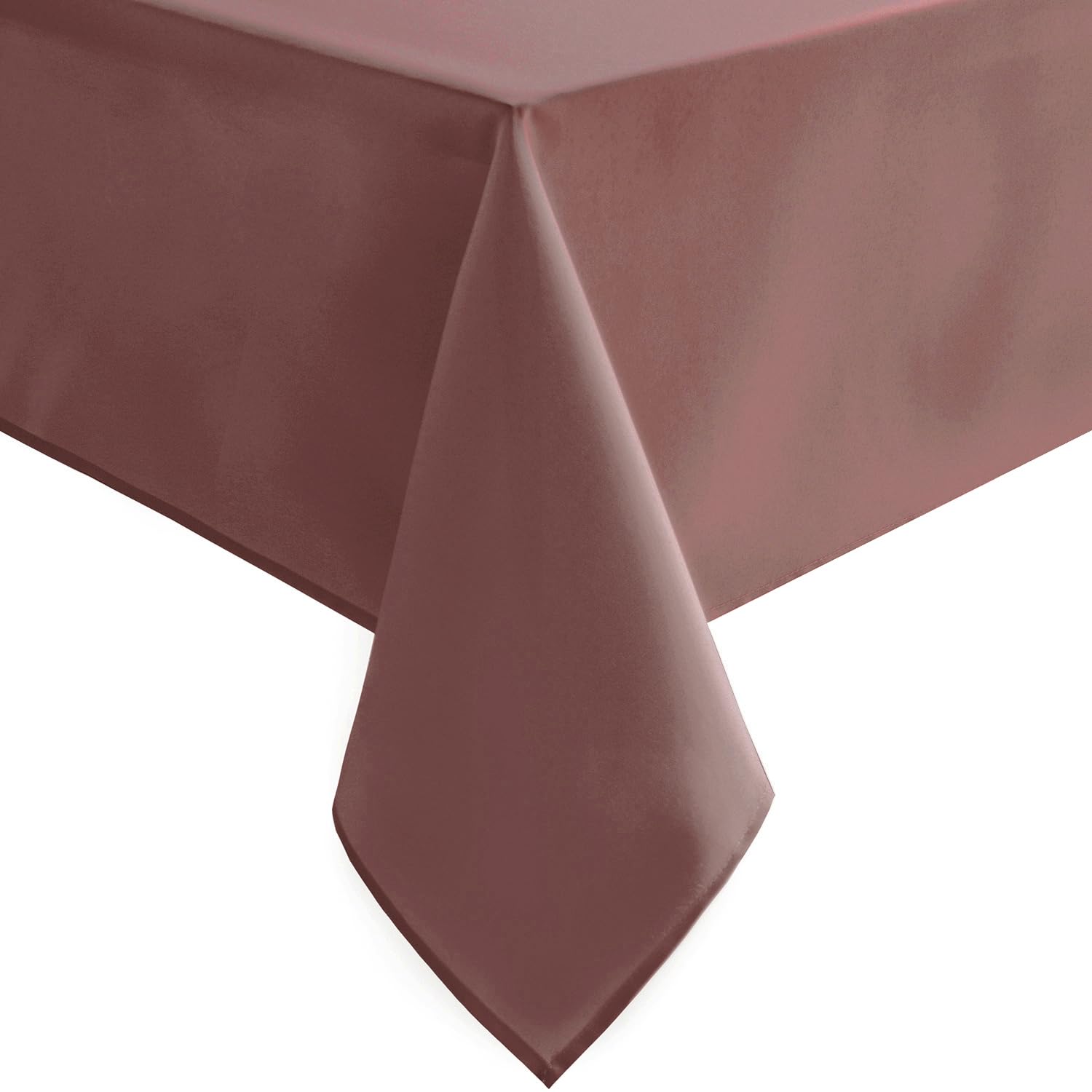 Hiasan Dusty Rose Square Tablecloth - Waterproof and Spillproof Restaurant Washable Polyester Table Cloth for Dining Room, 54 x 54 Inch — image 1