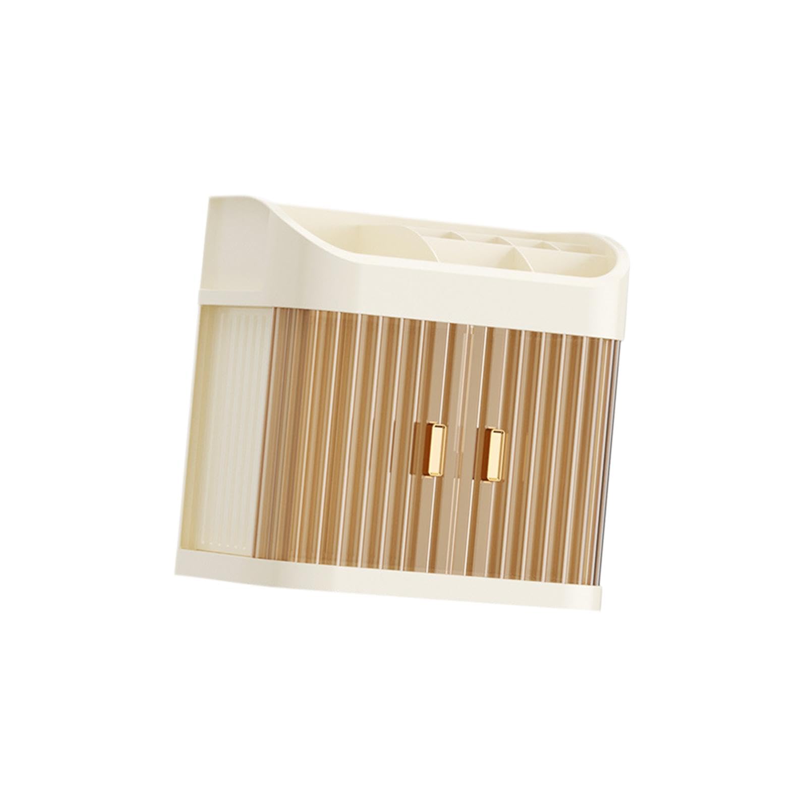 CALANDIS⢠Makeup Organizer Box Large Capactiy Skincare Organizers for Bathroom Dresser 2 Tiers | Storage Boxes | Home Organization | Household Supplies & Cleaning