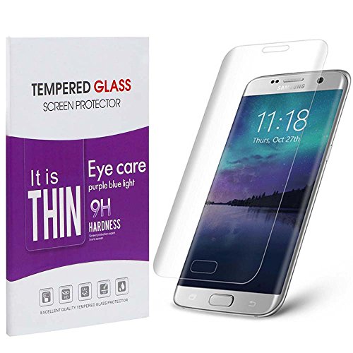 Galaxy S7 Edge Screen Protector, Galaxy S7 Edge Glass Screen Protector[3D Full Curved Edge] [No Bubble] [Ultra Clear] Tempered Glass for Samsung Galaxy S7 Edge