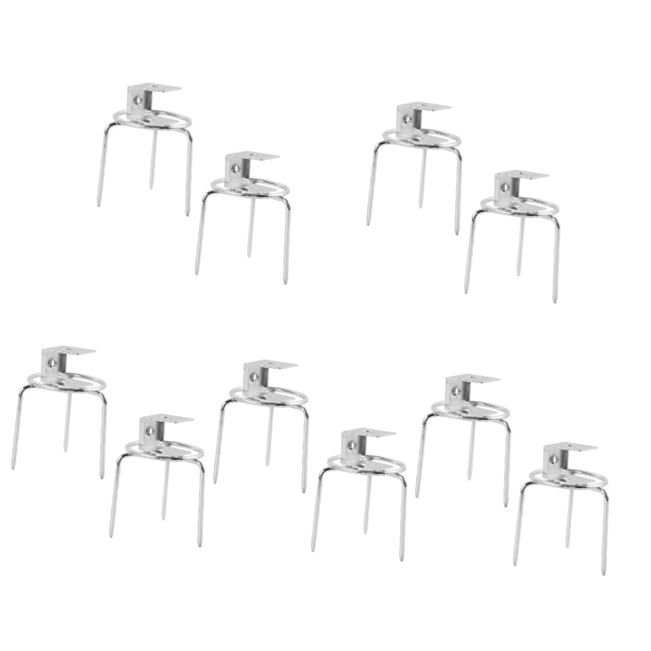 BESPORTBLE 10pezzi Forchette Rotative Acciaio Inossidabile Per Arrosto Di Pollo e Pesce Utensili Per Bbq e Cucina Per Grigliate e Cottura Al Forno