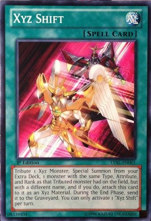 Amazon.com: YU-GI-OH! - Xyz Shift (LVAL-EN061) - Legacy of The