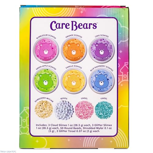 Care Bears Ultimate Slime Mix-Ins, 6-Pack Scented Slimes, Includes Cloud & Glitter Slime, Party Favors for Kids 8-12 - Image 5