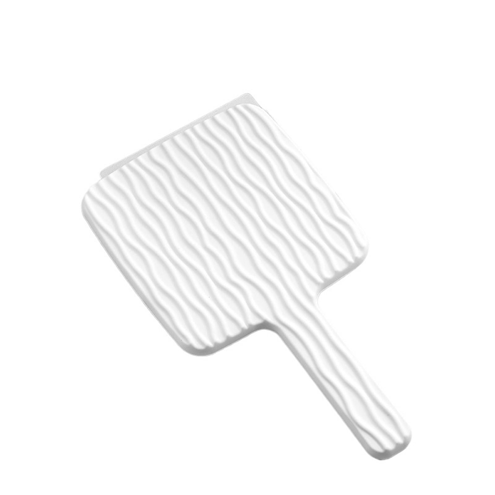 IULGFSC Handheld mirror， Hand Held Square Desktop Cosmetic Travel Portable Beauty Mirror