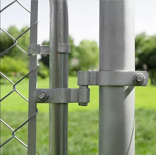 Dailydanny 2 Pack Chain Link Fence Frame Gate Post Female Hinge With Bolts And Nuts (1-5/8 Inch) #TOP3