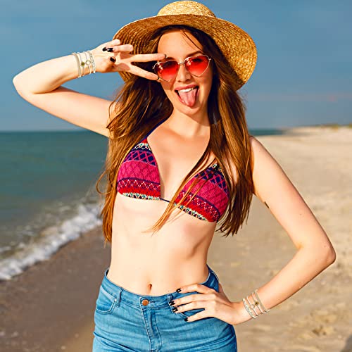 Huasai Vsco String Bracelets For Teen Girls Women Waterproof Boho Rope Bracelets Wave Surfer Bracelets Summer Beach Anklets（String Bracelets Set） #TOP3